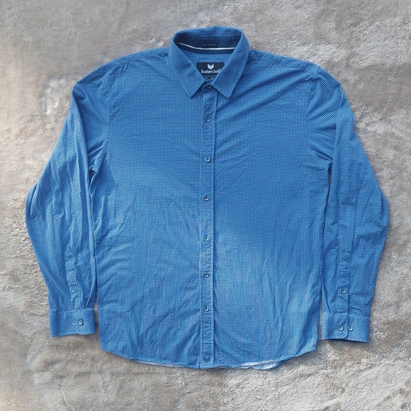 Buttercloth Casual Slim Fit Icy Cotton Button Down Shirt | XL - Picture 1 of 6